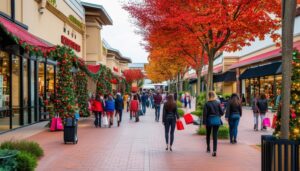 shopping spree at outlets